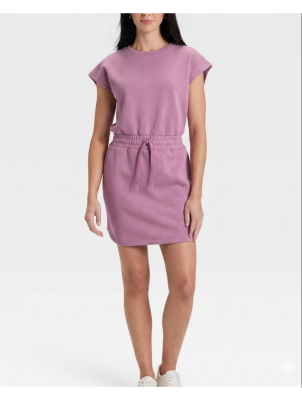 All in Motion Purple Airy Sleek Active Mini Dress XS